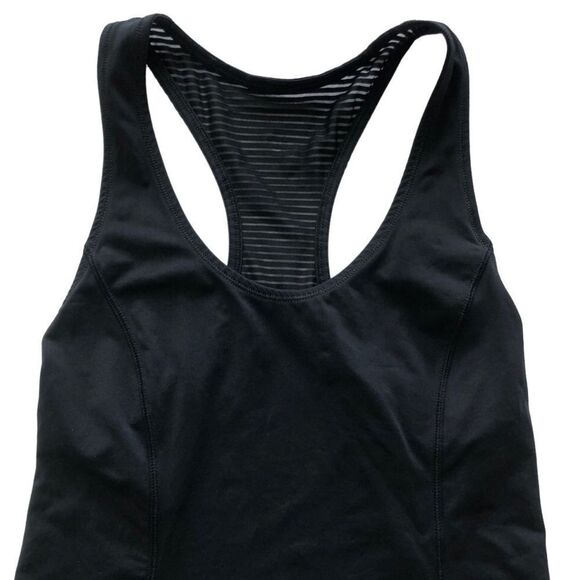 Lululemon Goal Crusher Tank (Stripe) Black - Picture 11 of 14